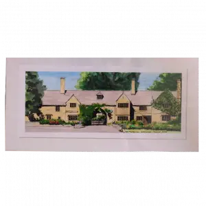 Limited edition watercolour print of the Prebendal