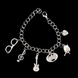Silver Plated Charm Bracelet