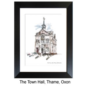 Thame Town Hall (framed print), Gerald Bright