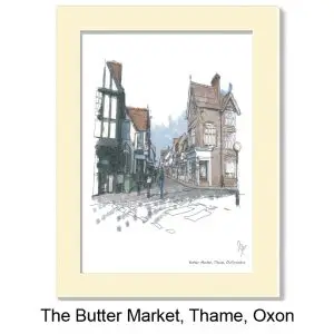 The Buttermarket (10x8 mounted print), Gerald Bright