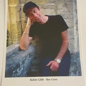 Set of 7 postcards - Tribute to Robin Gibb