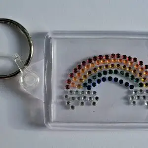 Pride Rainbow Keyring