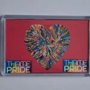 Pride Heart Fridge Magnet