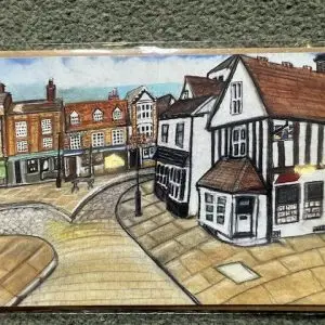 Greetings Card by Jeannette Hazel, Thame High Street
