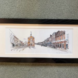 Thame High Street (framed print), Gerald Bright