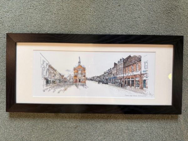 Thame High Street (framed print), Gerald Bright