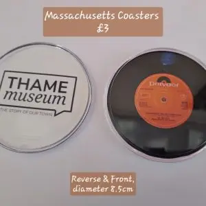 Coaster - facsimile of Robin Gibb Massachusetts disc